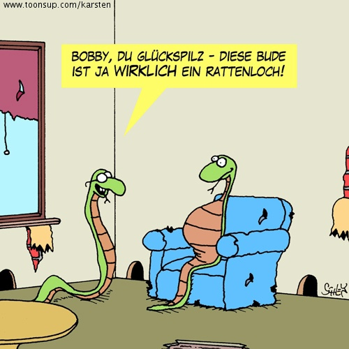 Cartoon: Glückspilz 1