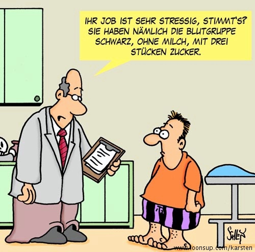 Cartoon: Stressig 1