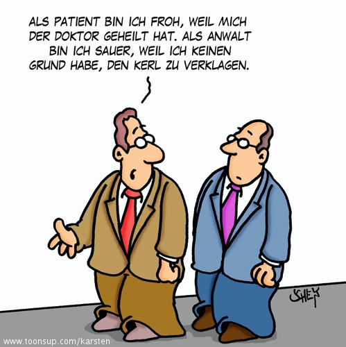 Cartoon: Gesund 1
