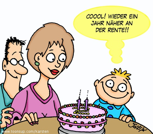 Cartoon: Rente 1
