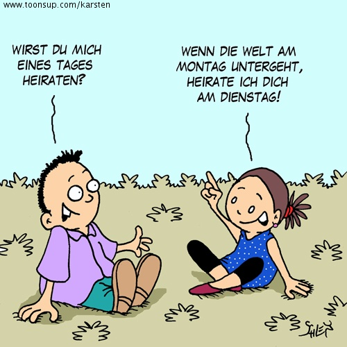 Cartoon: Montag 1