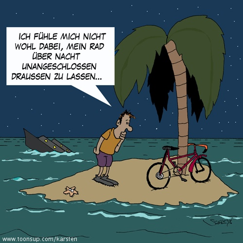 Cartoon: Nachts 1