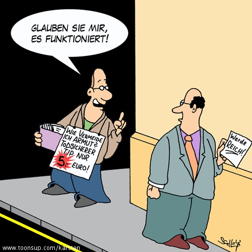 Cartoon: Todsicherer Tip!! 1