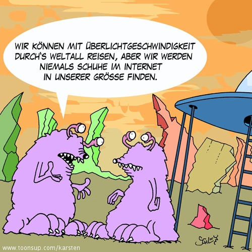 Cartoon: Aliens 1