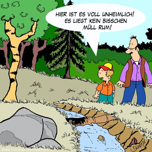 Cartoon: Unheimlich! 1
