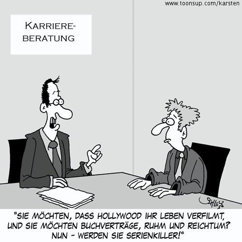 Cartoon: Karriereberatung 1