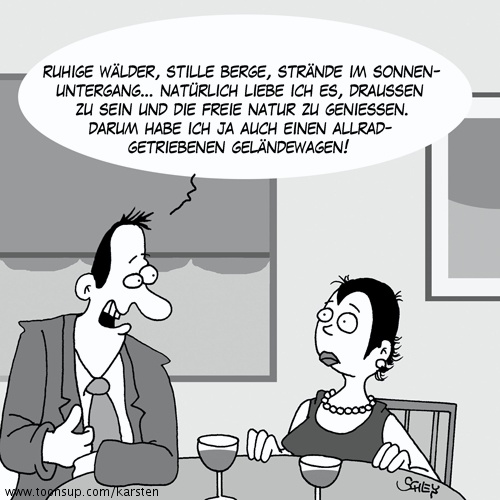 Cartoon: Naturfreund 1
