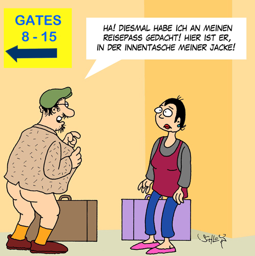 Cartoon: Nicht vergessen!! 1