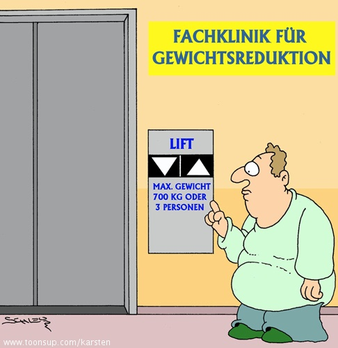 Cartoon: Gewicht 1