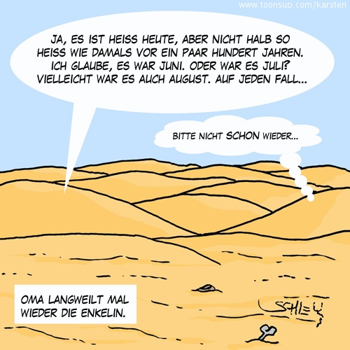 Cartoon: Omas'  heisse Geschichten 1