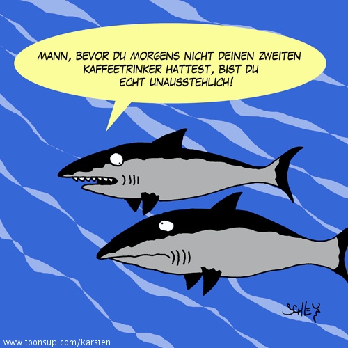 Cartoon: Morgens 1