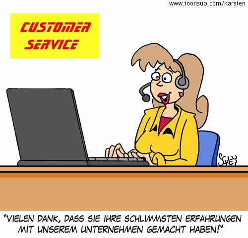 Cartoon: Vielen Dank! 1