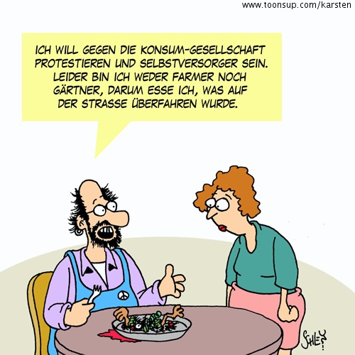 Cartoon: Voll der Protest, Alter!! 1