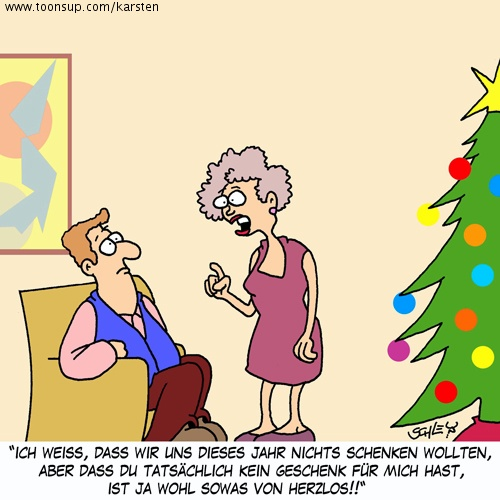 Cartoon: Herzlos 1