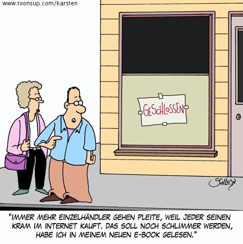 Cartoon: Internethandel 1