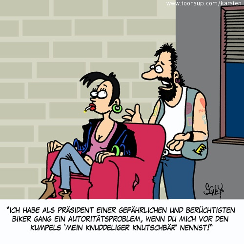 Cartoon: Autorität! 1