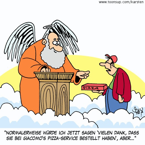 Cartoon: PIZZA IST DA!!! 1