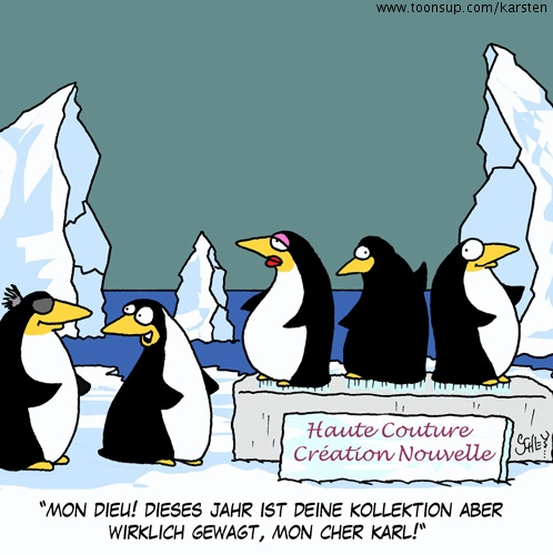 Cartoon: Haute Couture 1