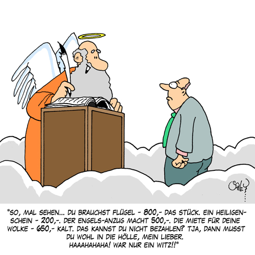 Cartoon: Himmel hilf! 1