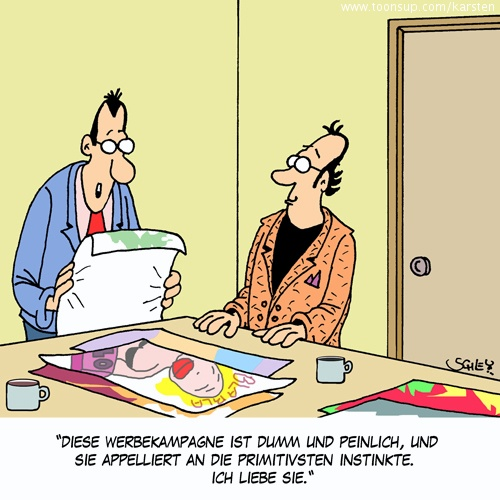 Cartoon: Jetzt kommt die Werbung! 1