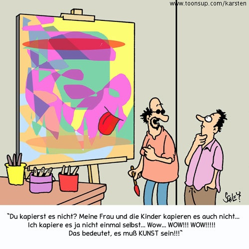 Cartoon: Kapier ich nich, ey! 1