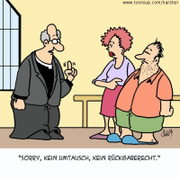 Kein Umtausch!