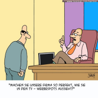 Werbung und Realität