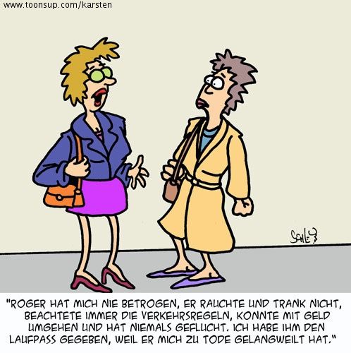 Cartoon: Laufpass 1