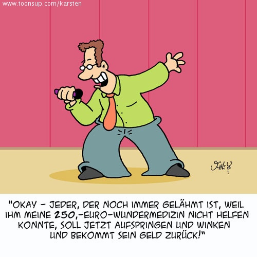 Cartoon: GELD ZURÜCK!! 1