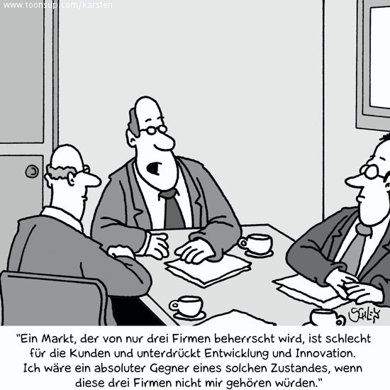 Cartoon: Regeln des Marktes 1