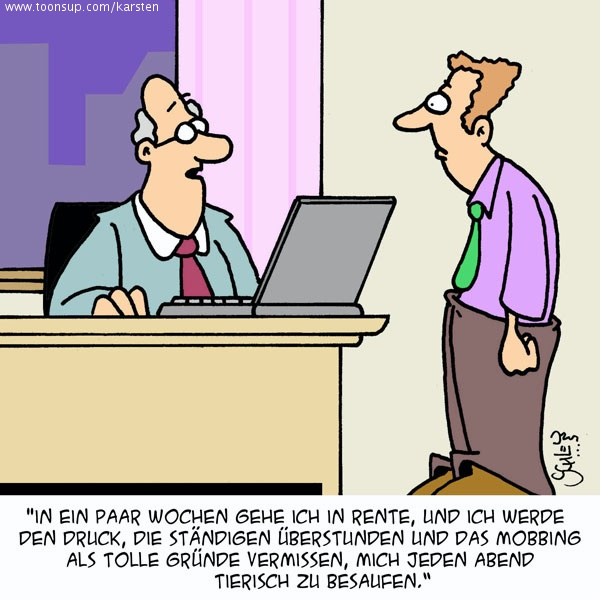 Cartoon: Wenn ich Rentner bin... 1