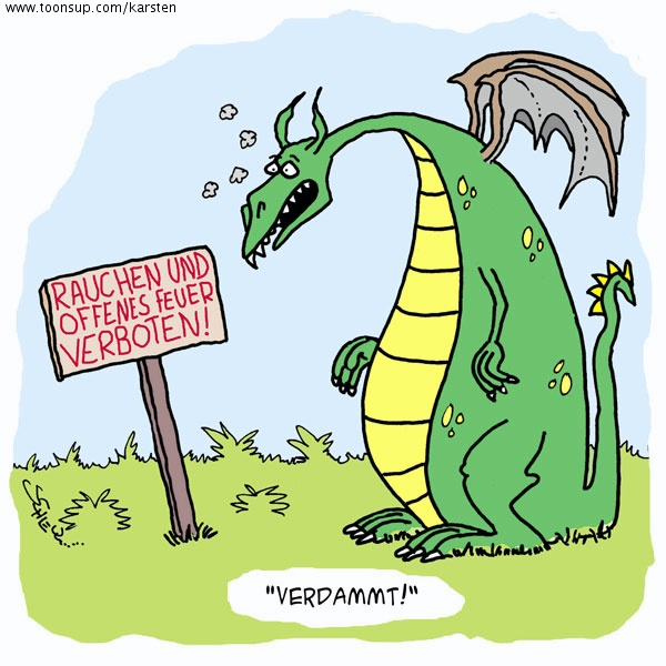 Cartoon: Rauchen VERBOTEN!! 1