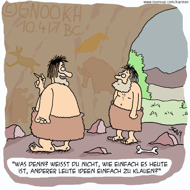 Cartoon: Ideen-Klau 1
