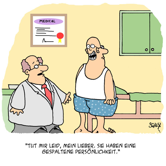 Cartoon: Gespalten 1
