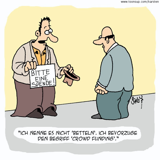 Cartoon: BETTELN 1
