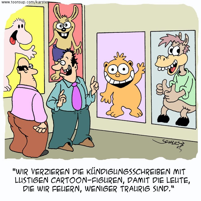 Cartoon: Nicht traurig sein! 1