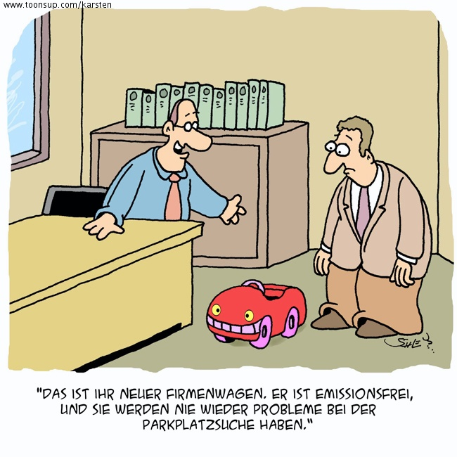 Cartoon: Echt voll umweltfreundlich! 1