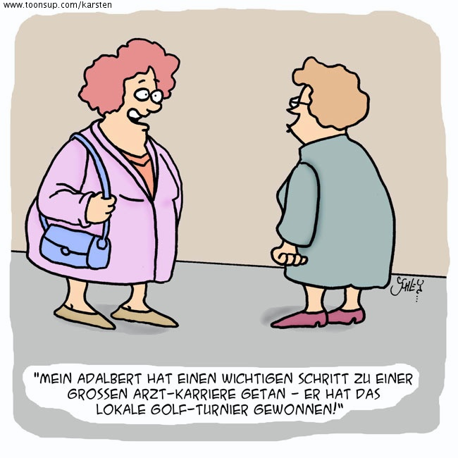 Cartoon: Er macht Karriere 1