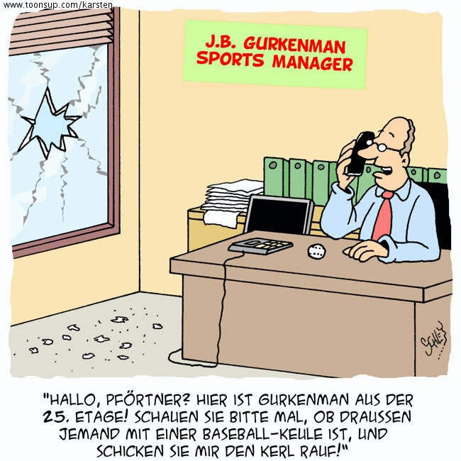 Cartoon: WER war das??! 1