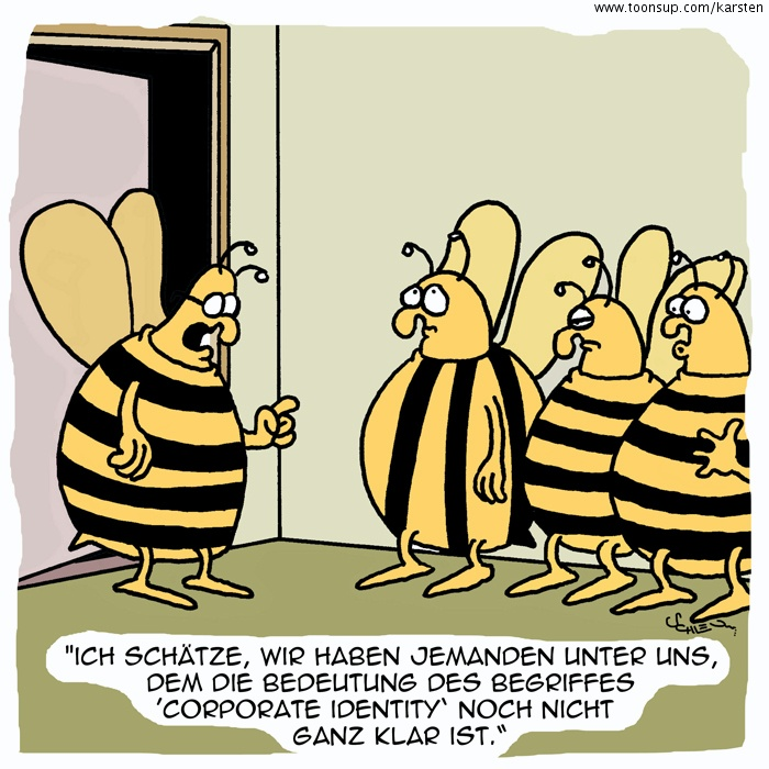 Cartoon: Corporate Identity 1