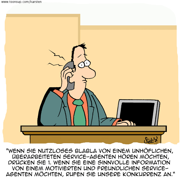 Cartoon: Willste Blabla? 1