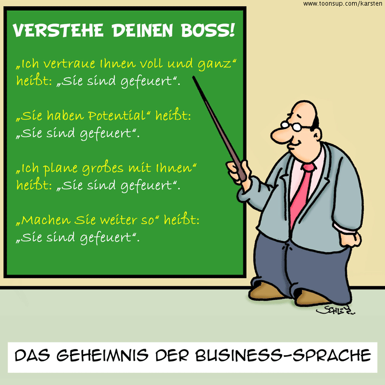 Cartoon: Verstehen 1