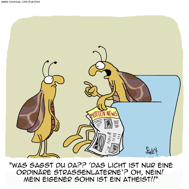 Cartoon: Ein ATHEIST??!! 1