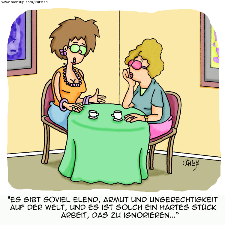 Cartoon: Harte Arbeit 1