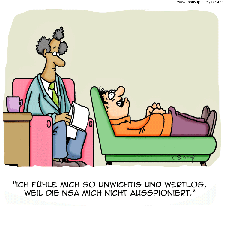 Cartoon: Die NSA ist echt voll böse!! 1