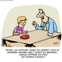 Es ist eine rauhe Welt.