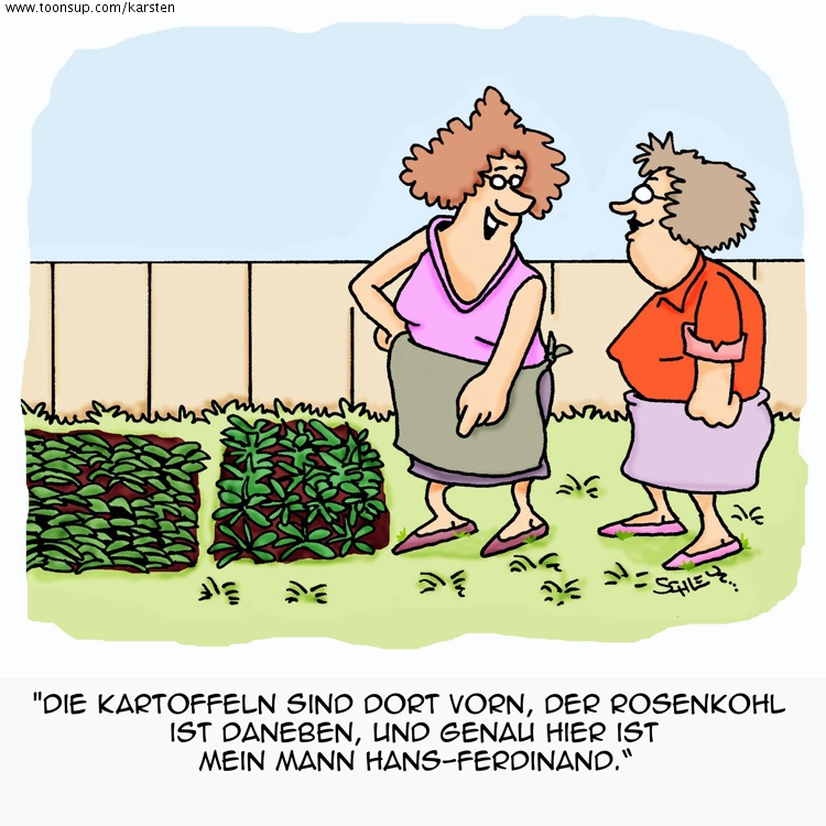 Cartoon: Genau HIER 1