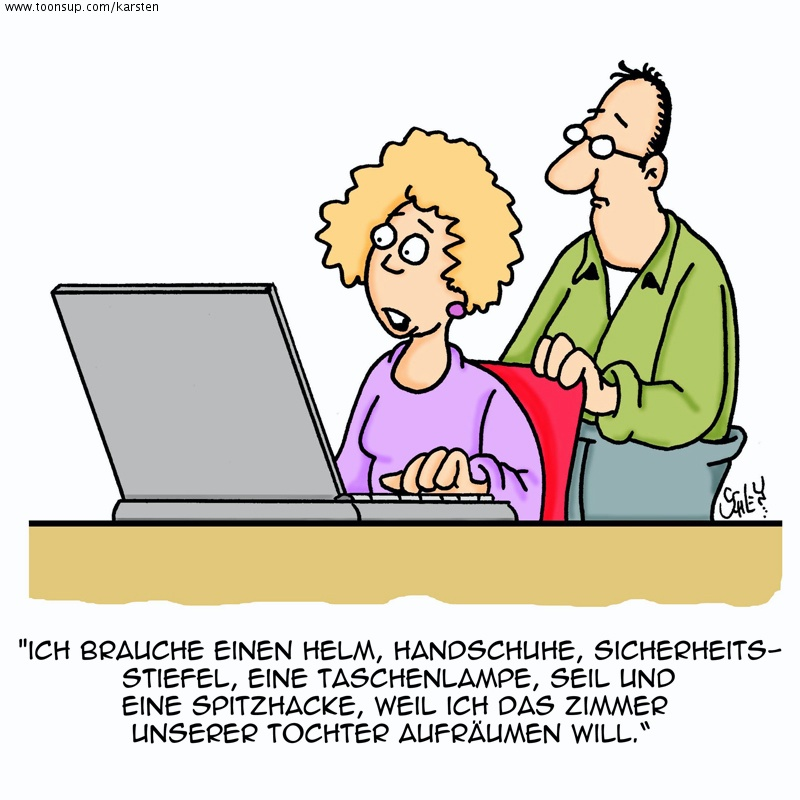 Cartoon: Ordung muß sein! 1