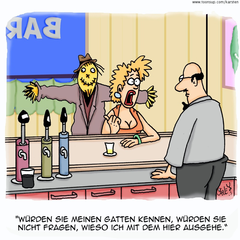 Cartoon: Ausgehen 1