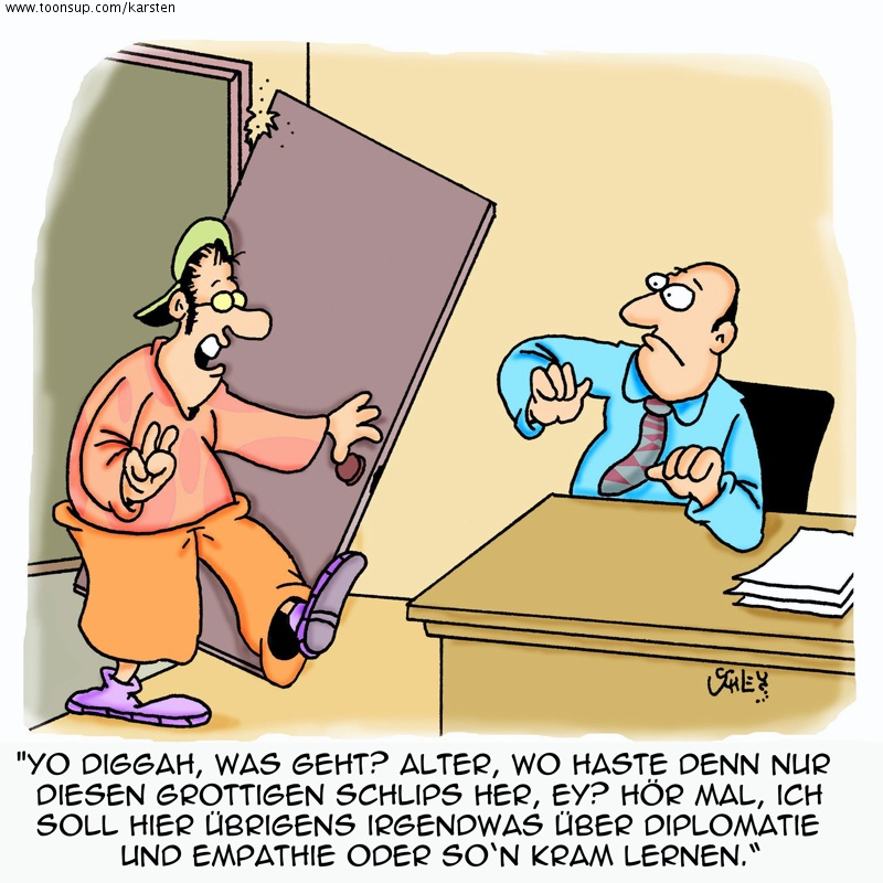 Cartoon: Yo man! 1